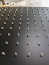 Shower-Head Square Wall Bathroom Stainless-Steel Rainfall Ceiling Black Ultrathin 2-Mm