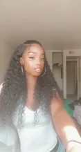 Pelucas de cabello humano con encaje frontal para mujeres negras peluca rizada de ondas profundas hd, bob frontal, pelo largo afro brasileño de 30 pulgadas, peluca de agua completa