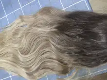 GEMMA-pelucas de cabello largo ondulado para mujeres negras, pelo sintético de parte media, para fiesta diaria, Cosplay, resistente al calor