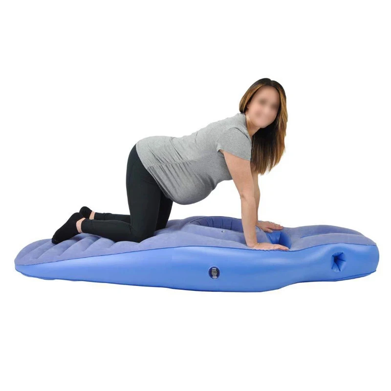 Almohada inflable para mujeres embarazadas, colchoneta de Yoga para embarazo, colchón de maternidad, cama corporal, colchoneta para dormir