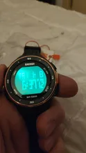 SKMEI-Reloj digital con pantalla led para hombre, pulsera impermeable con cronógrafo, calendario y alarma, de diseños deportivos y estilo masculino, modelo 1219