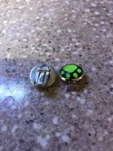 Pendientes de mariquita con Clip para la oreja, aretes de mariquita para Cosplay, circulares, de lunares, regalos de fiesta, joyas de Anime, novedad de 2020
