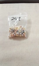 50 unids/lote 3/4/5mm 6 colores Pin finding studs arete pines básicos tapones conector para DIY joyería accesorios suministros