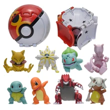

Pokemon Action Figures Elf Ball Cubone Charizard Squirtle Bulbasaur Charmander Pocket Monster PVC Toy Children Christmas Gift