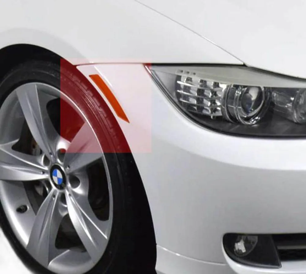 14568 Clear Front Bumper Side Reflector For BMW E90  E91 LCI  4