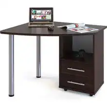 Стол компьютерный СОКОЛ КСТ-102 венге правый