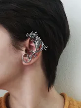 Pendientes de Metal estilo Punk para hombre y mujer, aretes con Clip de Metal, estilo Hip Hop, sin joyas de moda para perforar, 1 Uds.