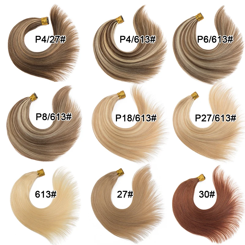 Straight Brazilian Remy I Tip Human Hair Extensions Pre Bonded Keratin Capsules Smoothing Fusion Human Hair 12-26inch 40/50g