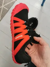 Zapatillas de deporte de alta calidad para correr, calzado para caminar, con caja de punta ancha