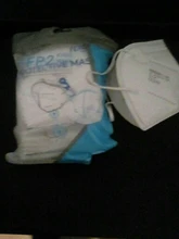 Mascarilla facial FFP2 con filtro KN95, máscara antipolvo para la boca, 100 uds., envío desde españa