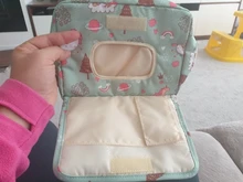 Sunveno-bolsas de pañales para bebé, bolsa de maternidad desechable reutilizable con impresiones de moda, de secado húmedo, de doble ASA, 21x17x7CM