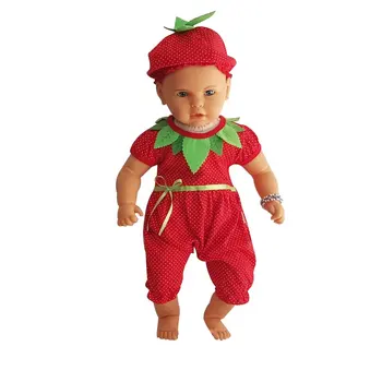 

Strawberry Summer Short Sleeve Combed Cotton Baby Rompers