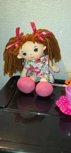InGrace-minimuñecas suaves de moda para chicas, vestido de flores de peluche y relleno, juguetes para niñas, regalos de cumpleaños, minimuñeca de 25CM