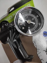 Bike Fork Air-Shock-Pump High-Pressure Mountain-Bicycle Rear-Suspension 300psi GIYO Lever--Gauge
