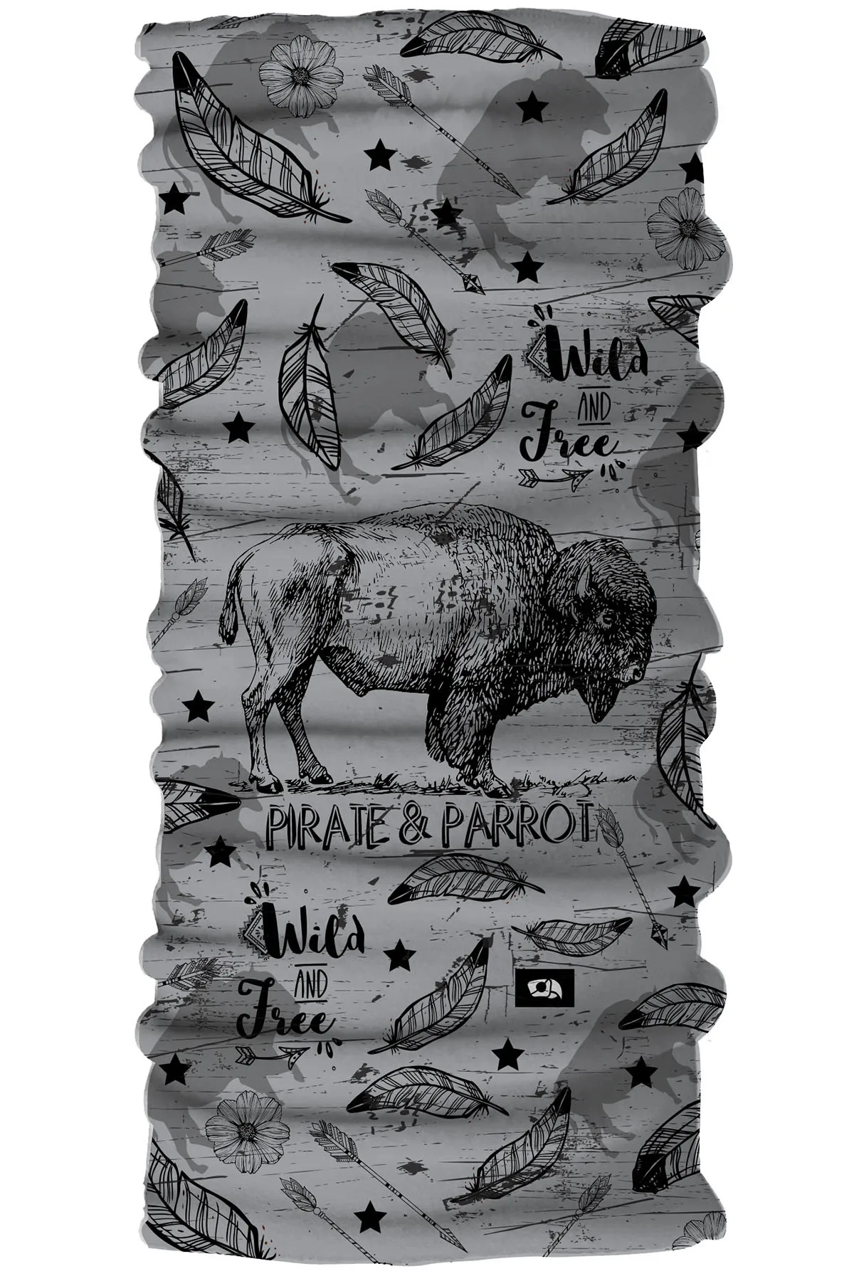 Maschera Facciale Bandana Blu Selvaggio, Multiuso, Cappello, Maschera Facciale Adulti Antibatterico