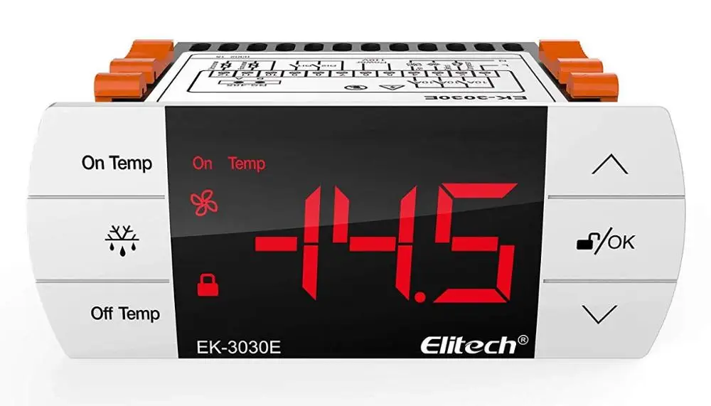 Электронный регулятор температуры Elitech термостат с датчиком для США и Канады 110 В