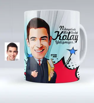 

Personalized Mr Attorney Caricature Of White Mug cup-1
