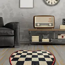 Коврики для гостиной-ковры для гостиной-Декор для комнаты-серый ковер-Декор для гостиной | Kate Decoration djt диаметр 100 см