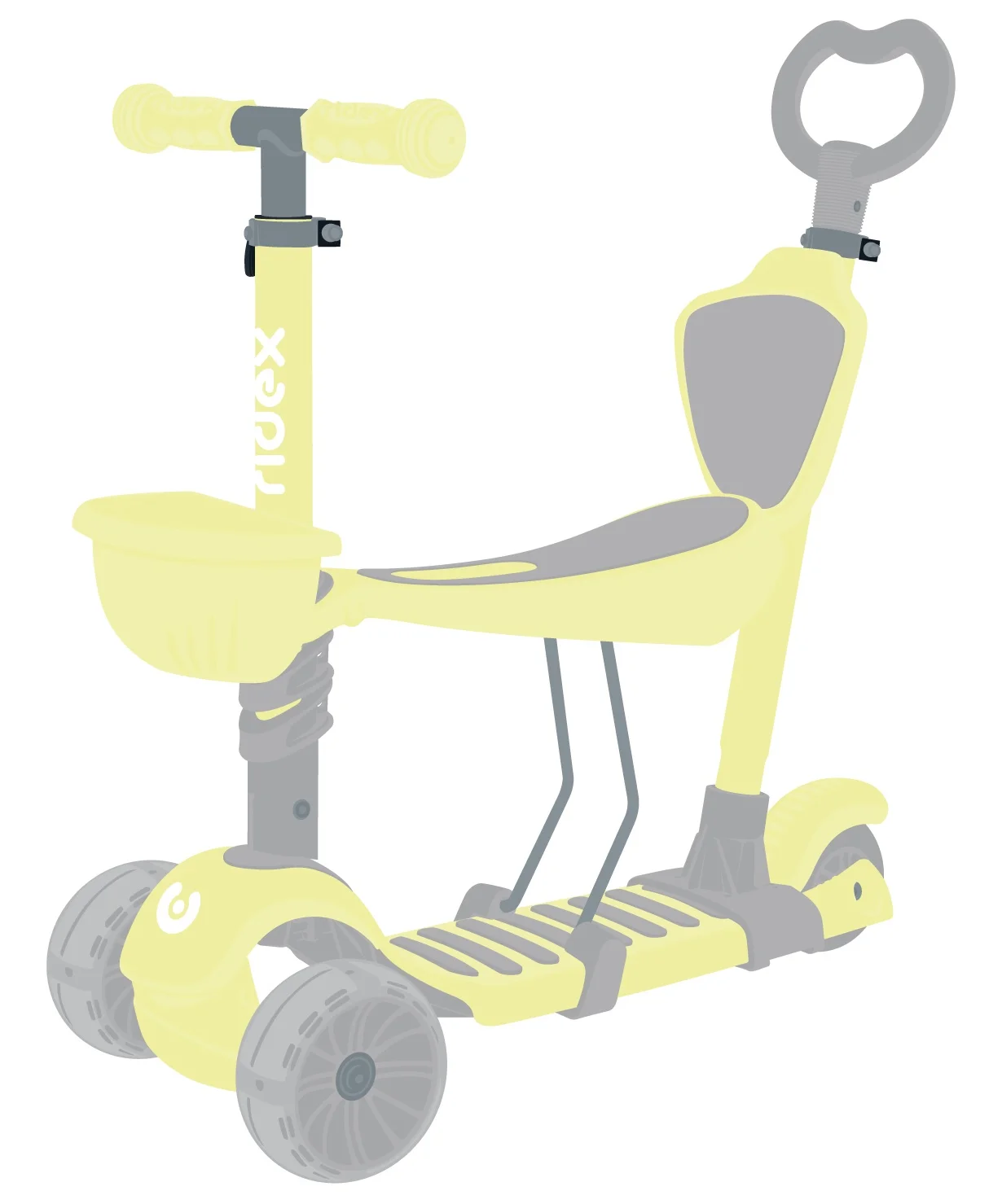 Kick scooter-begovel ridex starlet yellow | Спорт и развлечения