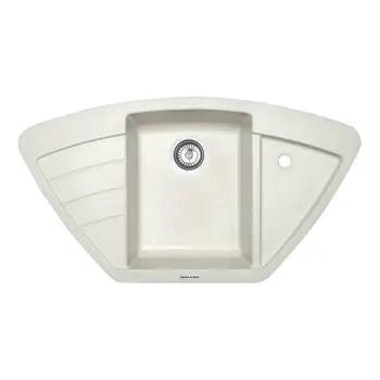 

Kitchen sink Zigmund & shtain eckig 900 Indian vanilla white granite