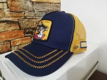 Gorra de malla con estampado de DRAGON BALL para hombre y mujer, gorro de malla con estampado de DRAGON BALL NARUTO, Snapback, Gorra de béisbol de algodón Hip Hop, unisex