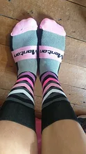 Calcetines de deporte de ciclismo para hombre y mujer, para exteriores, carrera baloncesto fútbol, escalada, senderismo, Camping, Unisex