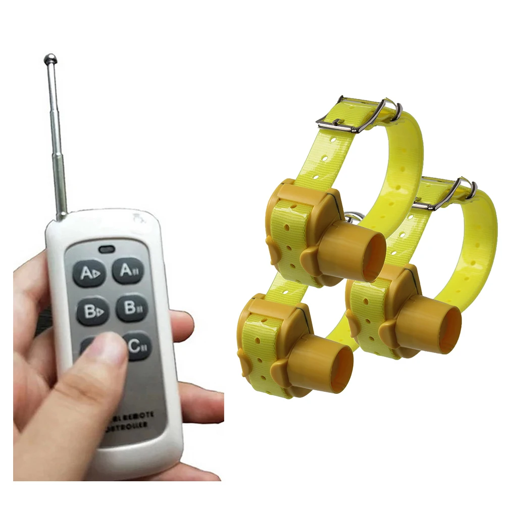 

Dog Training Beeper Collar for Hunting Dogs Rechargeable Remote Control Tracking Collars with 3 collars BNF