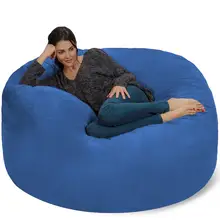 top Selling Extra Large 4′ Bean Bag Chair Covers Replacement Comfy Beanbag Without Filling