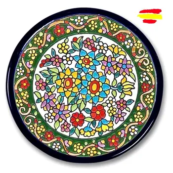 

Ceramic plate 17cm./6.7 inch - ceramics glazed up handmade - Made in Spain - Spanish Crafts - Sevilla - MIJASCERAMIC -