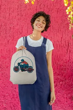 

Angemiel Bag Never Get Lose Motorcycle Cloth Backpack