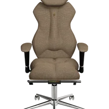 Офисное кресло KULIK SYSTEM ROYAL Карамель Компьютерное кресло Облегчение и комфорт для спины 5 зон контроля позвоночника