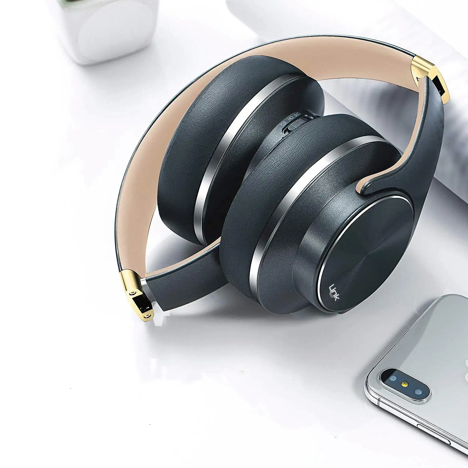 Premium On-Ear Bluetooth Headphone And Speaker 2 in 1 Bluetooth 5.0 NFC Supported Headset Controls