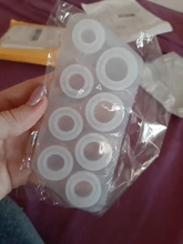 8 Uds molde de silicona de anillo de tamaños surtidos para joyería de resina molde de fundición de resina tamaño de EE. UU. 5-12