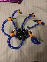 ESPLB-Estación de soldadura de tercera mano, brazos flexibles, lupa USB de 3X, lupa de la linterna, reparación de soldadura, 6 uds.
