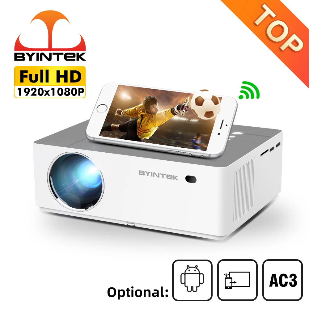 lg projector Classic BYINTEK K20 Full HD 4K 3D 1920*1080 Android Wifi 1080P LED Video lAsEr Home Theater Projector for Smartphone Cinema 1080p projector