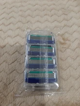 Gillette-Cuchillas de afeitar para hombre Fusion, 5 capas, cuchillas de seguridad, acero inoxidable, cuidado de la cara, 4 unidades