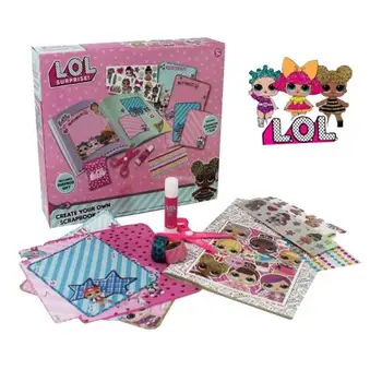 

LOL SURPRISE DIY ALBUM activities cut out with box 25X30CM