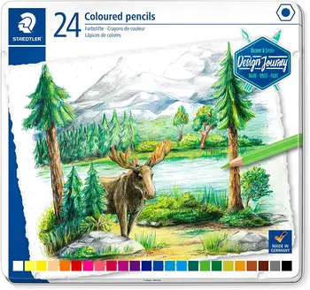 

METAL CASE WITH 24 PENCILS, ASSORTED COLORS STAEDTLER 146C M24
