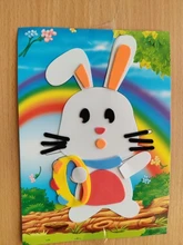 Rompecabezas 3D de espuma EVA para niños, 10/5 Uds., juguete educativo de aprendizaje de animales de dibujos animados, varios diseños