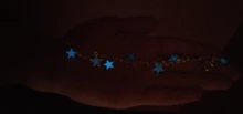 Pulseras fluorescentes de moda para mujer, brazaletes con forma de flor de estrella y corazón bonito, pulsera luminosa que brilla en la oscuridad