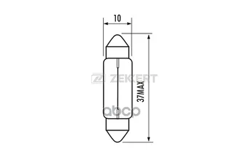 

Lamp c5w 24 V 5 W SV8 5-8 zekkert art. LP-1141