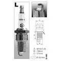 

Spark plug GAS dv 405 (SILVER) (-t 4 pcs) LR17YS