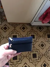 Monedero de cuero de moda para mujer, cartera para Cambio, Mini monedero con cremallera, carteras con llavero para niños, 2019