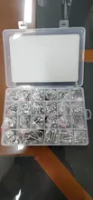 Screw-Set Assortment Hex-Socket Hexagon Round Stainless-Steel NINDEJIN M4 M2 M3 Flat