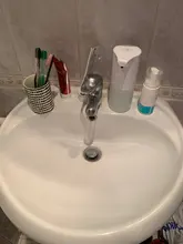 Dispensador automático de jabón con Sensor de inducción infrarrojo, dispositivo desinfectante de manos para baño, espuma sin contacto