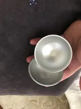 Moldes de bombas de baño redondos de aleación de aluminio, 2 uds., herramienta artesanal, bomba de baño, Bola de sal, regalos caseros, molde de esfera semicircular