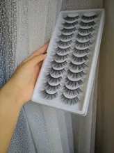 SEXYSHEEP-pestañas postizas de visón 3D, pestañas largas y esponjosas hechas a mano, Kit de maquillaje de extensión de ojos Natural, 5/8/12/20 pares