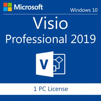 

Microsoft Office Visio Professional 2019 for Windows digital delivery license 1 user