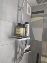 Organizer Bathroom Rack-Holder Tray Shelves Shower-Shampoo Practical Single-Tier