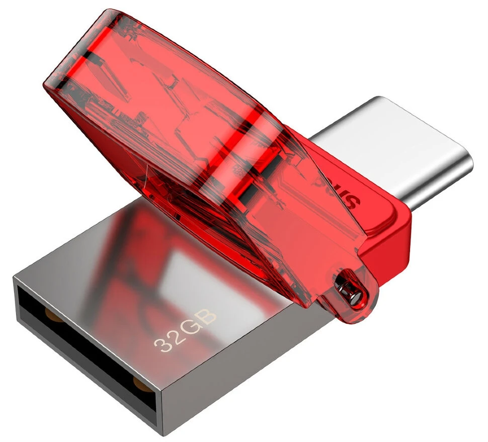 Флеш-накопитель Baseus Red-hat Type-C USB Flash Disk Tarnish body ACAPIPH-EA9(Красный